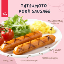 [CSTAY] [Bundle Of 3 ] Tatsumoto Pork Sausage (5 Flavours) 200g/pkt (5 pieces each pack)