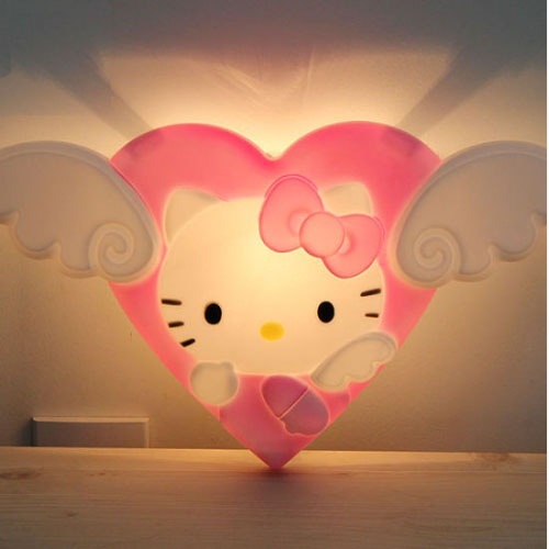 2000 popular hello kitty angel lamp