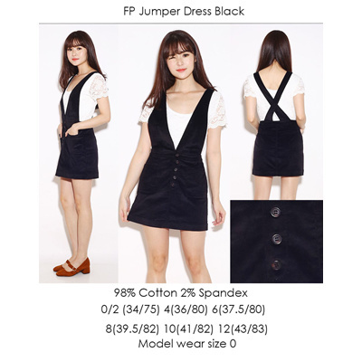 FP Jumper Dress Black