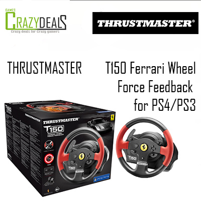 Bs Sons Thrustmaster T150 Ferrari Steering Wheel Force Feedback For Ps4 Ps3 3 Months Warranty