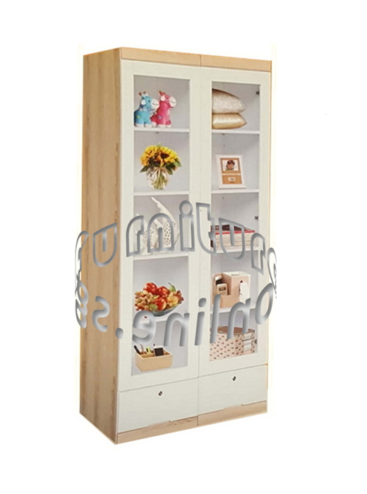 Qoo10 Display Cabinet Bookshelf Wl 1095dp Furniture Deco