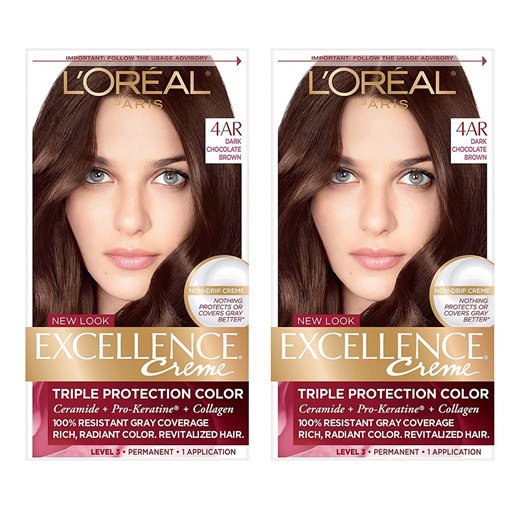 티몬월드 로레알 염색약 2팩 4ar 다크 초콜릿 브라운 Loreal Paris Excellence Creme Permanent Hair 헤어 케어 