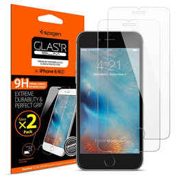 Spigen iPhone 6s 6 Screen Protector Tempered Glass / 2 Pack / Case Friendly