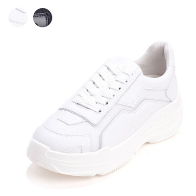 SAERA C18W010 Black, White Sneakers 6CM 