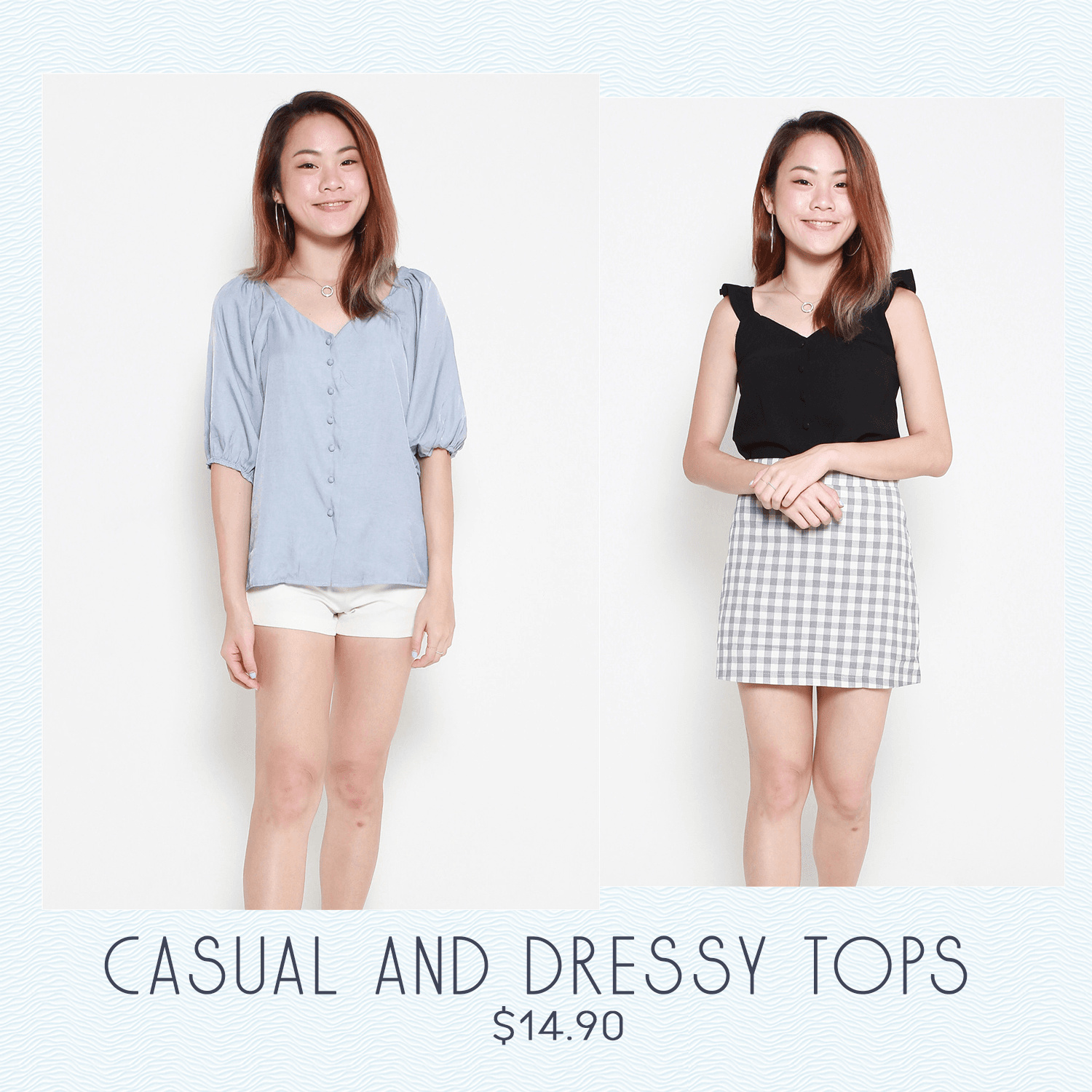 dressy casual tops