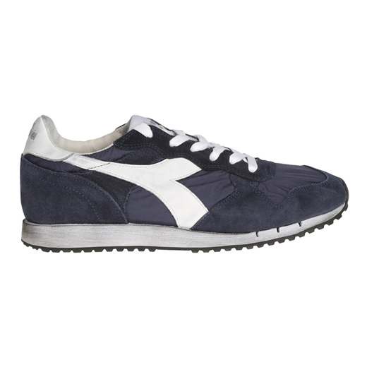 Qoo10 - [Diadora Heritage] TRIDENT NY SW (157083) Blue Plum / White (PLM)  Snea : Shoes