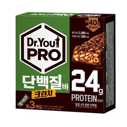 오리온 닥터유 프로 단백질바 크런치 210g 3개