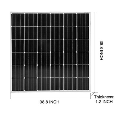 DOKIO 150 Watt 12 Volt Monocrystalline Solar Panel