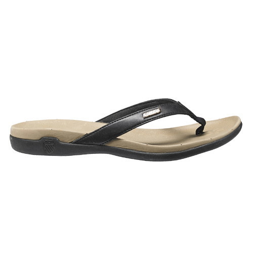 footbed flip flops womens