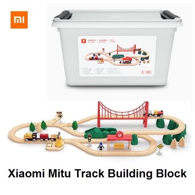 xiaomi mitu track building block electric train set