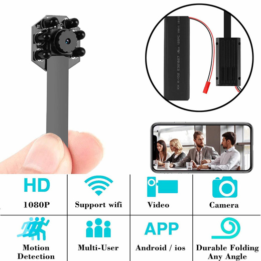 Qoo10 H6 4k Wifi Hidden Camera Mini Spy Camera Wireless Night Vision Motion Cameras Record