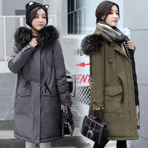 womens long down coat with hood