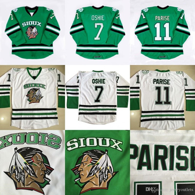 tj oshie sioux jersey