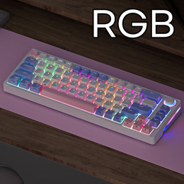 68键有线机械键盘/客制化键盘/RGB热插拔键盘/电竞游戏机械键盘