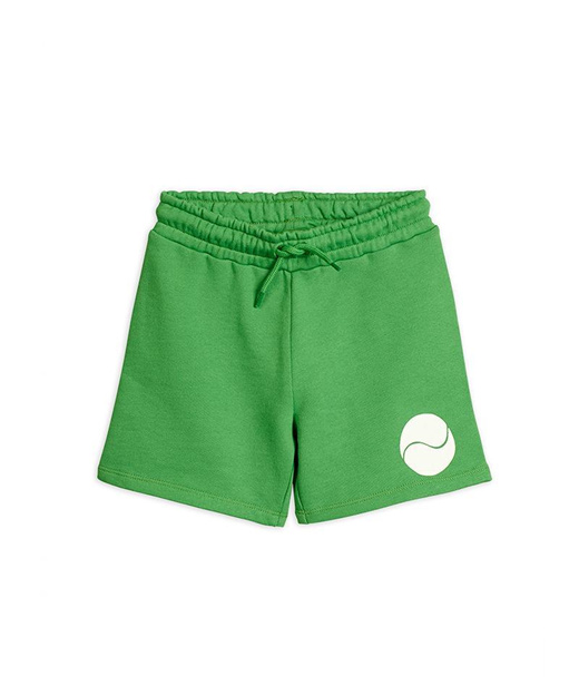 green sweat shorts