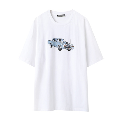 Qoo10 Brandy Melville With American Vintage Nostalgic Blue Car Pattern Bm Lo Women S Clothing