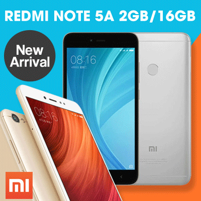 HARGA PROMO,  Xiaomi Redmi Note 5A Ram 2GB/16GB Rosegold distributor