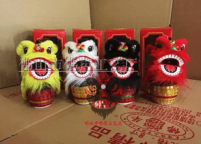 mini lion dance toy