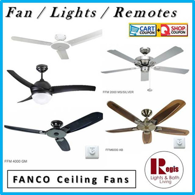 Regis Lights And Bath Regis Fanco Ceiling Fan Ffm3000