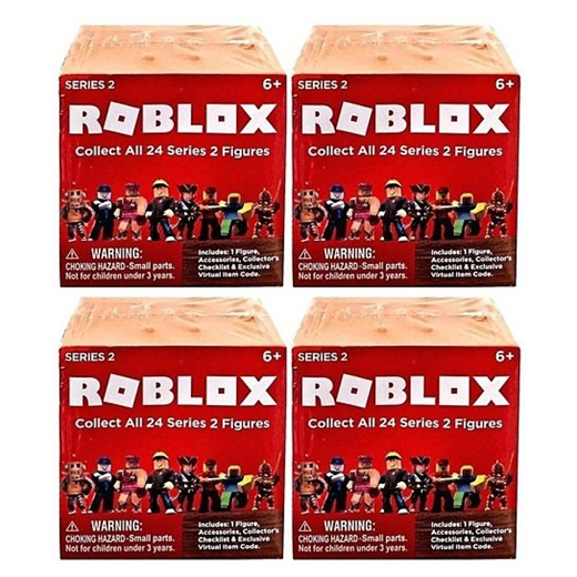 Qoo10 Roblox Blind Mystery Box 4pk Series 2 Action Figures Case Collectible Kids Fashion - roblox mystery box