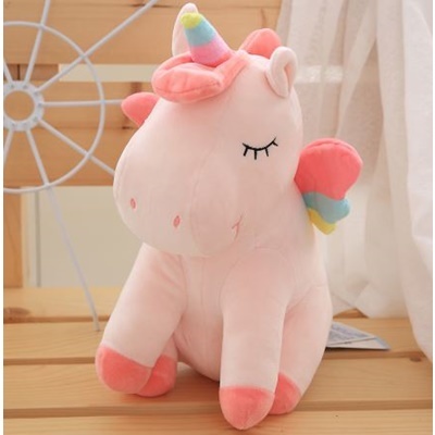unicorn plush pillow
