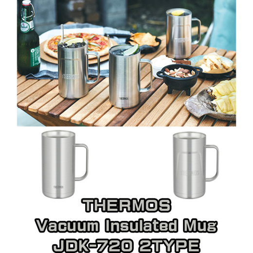 Thermos Vacuum Insulated Mug 600ml Stainless Steel 1 JDK-600 S1 1 PC