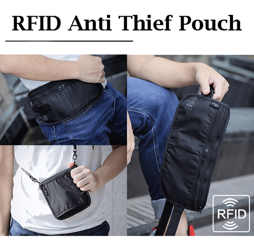 anti theft waist pouch