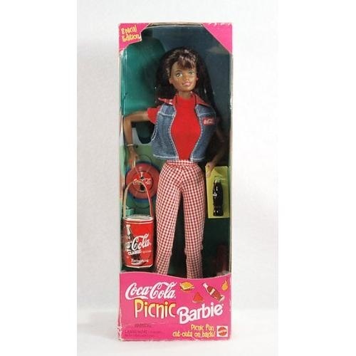 barbie coca cola picnic special edition doll 1997