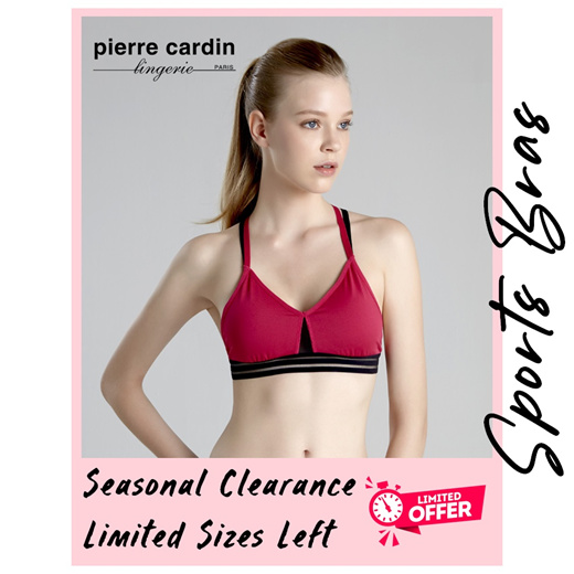 pierre cardin sports bra