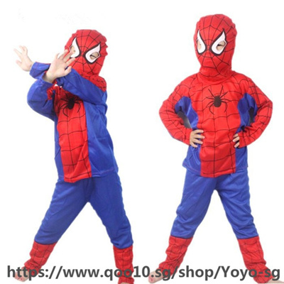 Qoo10 Red Spiderman Costume Black Spiderman Halloween - be spiderman roblox bedding spiderman news games games