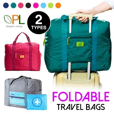 foldable luggage bag with wheels