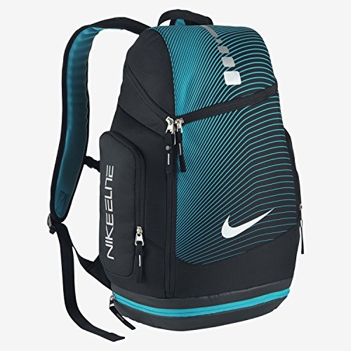 nike elite backpack black and blue