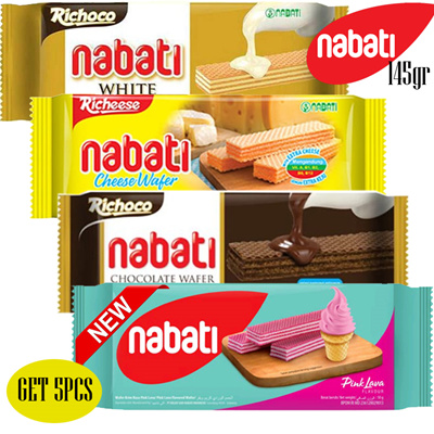 Qoo10 GET 5 PCS NABATI Wafer Richeese Richoco Nabati 