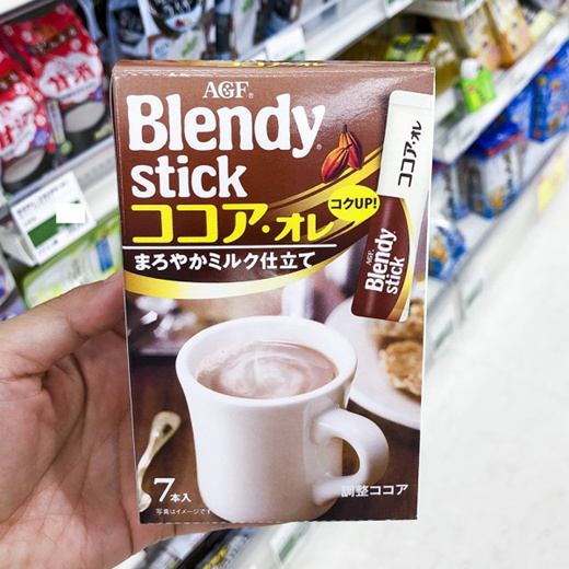 Qoo10 Agf Blendy Stick Cocoa Au Lait Instant Cocoa 7 Sticks Drinks Sweets