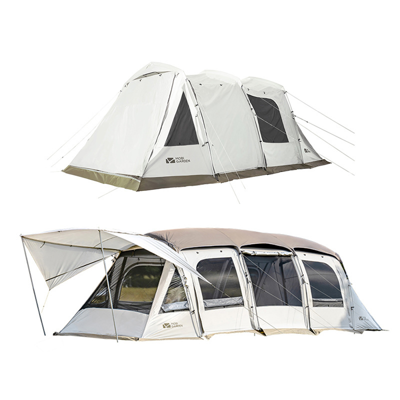 Qoo10 - Mobi Garden 2 Room 1 Room Tunnel Tent : Camping