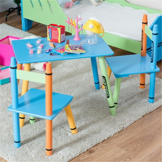 kids crayon table and chairs