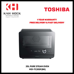 Toshiba MS1-TC20SF(BK) 20L Black Steam Oven - Lion City Company