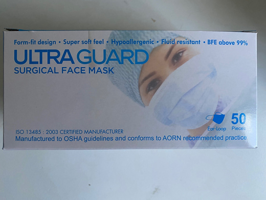 ultraguard surgical face mask