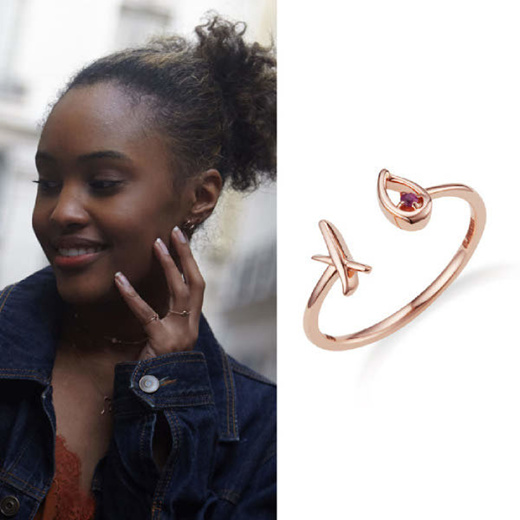 Qoo10 - [Didier Dubot] Didier Dubo Kiss Me Ring 14K Rose Gold