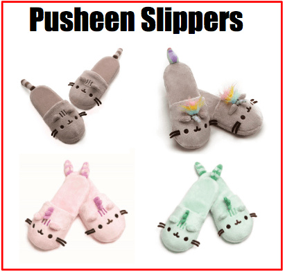 pusheen unicorn slippers