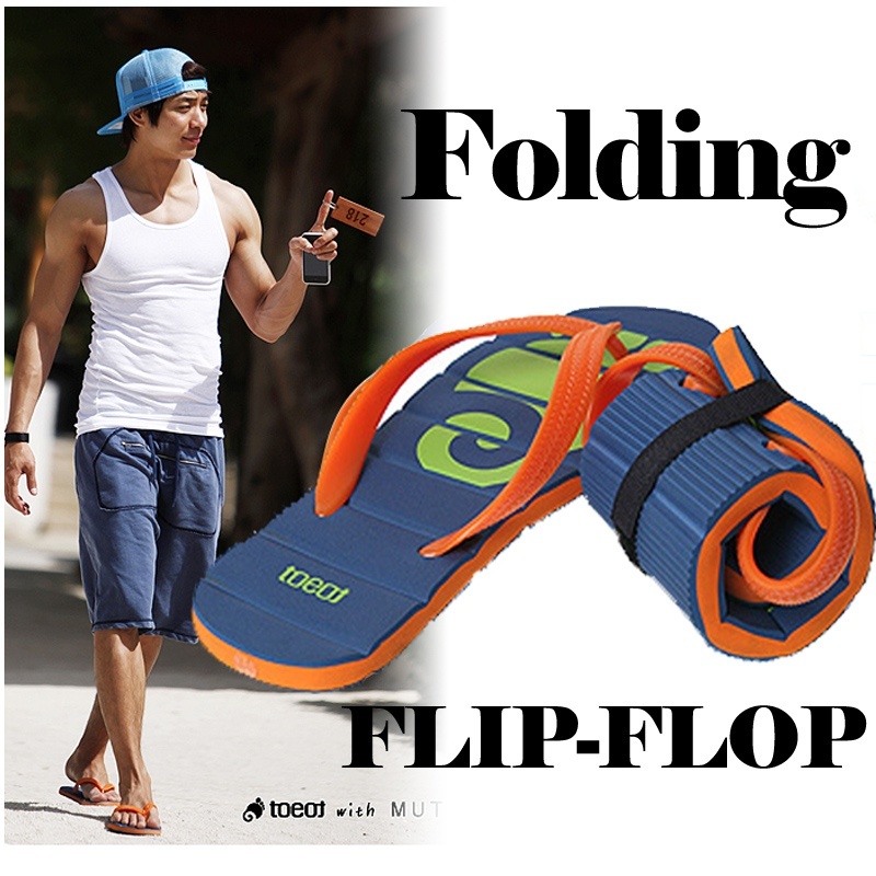 roll up flip flops