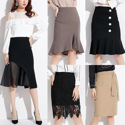 High waisted hotsell pencil skirt 2019