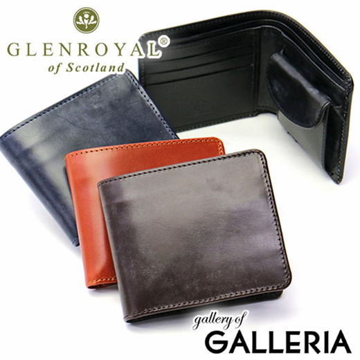 [US$257.10][GLENROYAL][3 month warranty] Glen Royal purse GLENROYAL HIP  WALLET WITH DIVIDER folded leather 03-6171