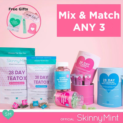 SkinnyMint MixNMatch Bundle ANY 3 Deals for only Rp820.300 instead of Rp2.103.330