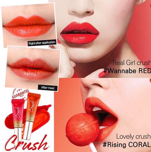 luk crush long lasting lip tint