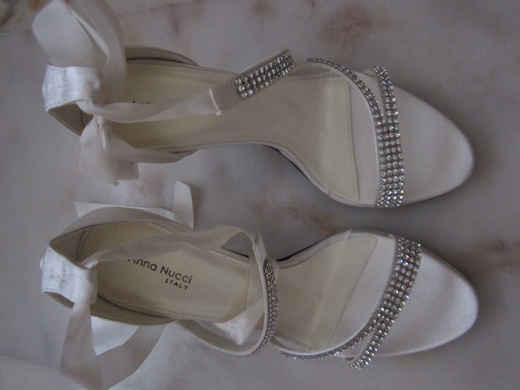 ivory white wedding shoes