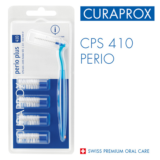 Qoo10 - Curaprox CPS 410 Perio Interdental Brush Sky Blue