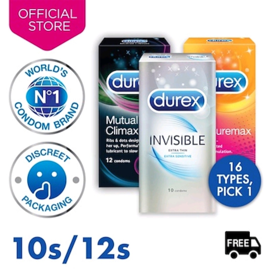 Qoo10 Durex Official Condoms Single 10 12s Discreet Packaging Free Del Household