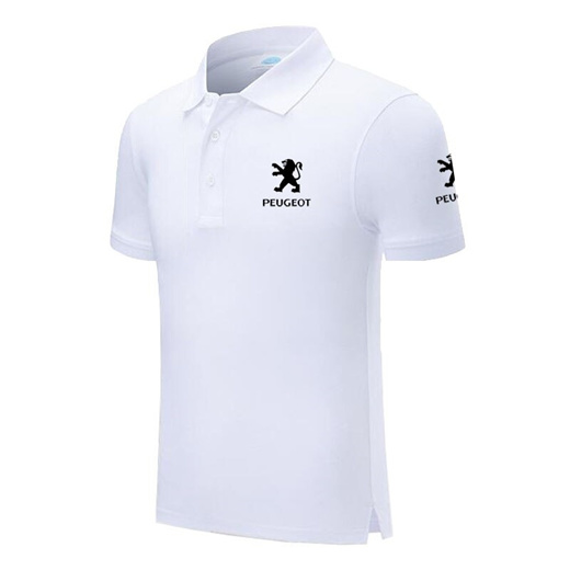 white cotton polo shirt mens