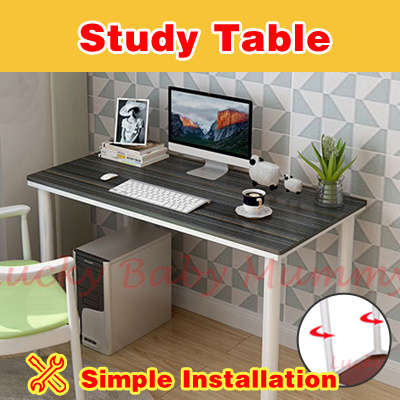 Qoo10 Ikea Like Table Study Computer Table Space Saving